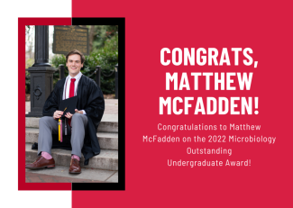 Congratulations, Matthew McFadden!