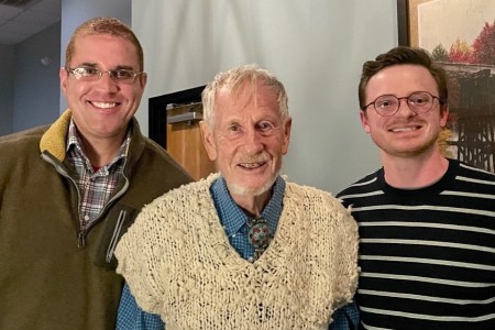 Dr. Onyenoke, Dr. Wiegel, and Chris Moxley