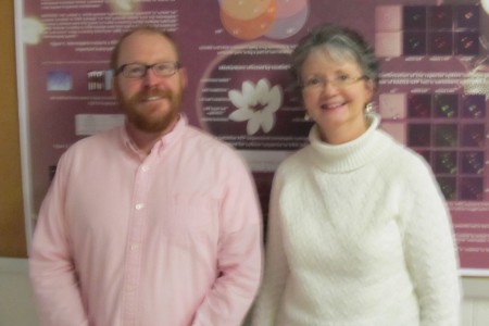 National Academies Education Fellows in the Life Sciences Zack Lewis and Anna Karls